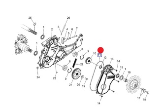 GASKET-CHAINCASE COVER Axys 2015->